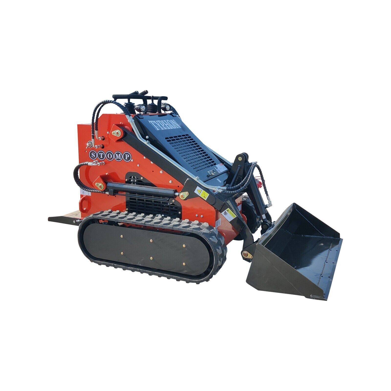 TYPHON STOMP tracked skid steer loader, full view
